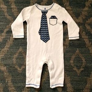 Dapper Vera Bradley White and Blue Coverall